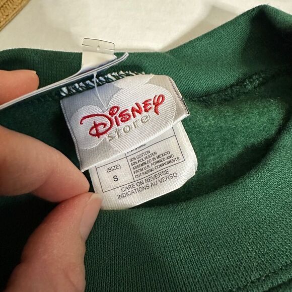 Vintage New with Tags Disney Winnie the Pooh Tigger Green Crewneck Sweatshirt - Picture 7 of 8